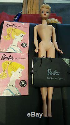 Vintage Barbie #4 Excellent Condition Doll with MANY ACCESSORIES! Rare