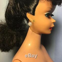 Vintage Barbie #5 5 Ponytail Brunette ALL ORIGINAL PICTURE OF ELEGANCE