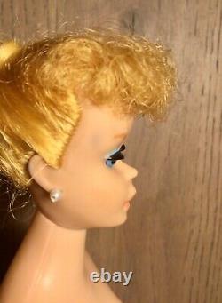 Vintage Barbie #6 6 Ponytail Blonde QUIETLY MESMERIZING