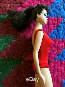Vintage Barbie #6 Long Brunette Ponytail Gorgeous