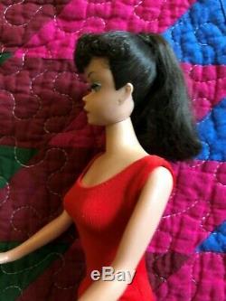 Vintage Barbie #6 Long Brunette Ponytail Gorgeous