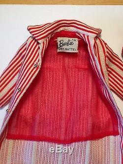 Vintage Barbie #968 ROMAN HOLIDAY Coat Hat Dress & Belt T. M. EXC N/M RARE
