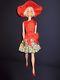 Vintage Barbie American Girl Doll Blonde Hair Best Bow Glamour Hat Free Ship Usa