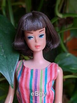 Vintage Barbie American Girl Long Hair 1966 Mattel