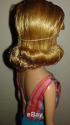 Vintage Barbie American Girl Sidepart OOAK original wrist tag and SS ot Japan