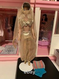 Vintage Barbie American Girl Wearing Original Halina Gold Harlem Outfit