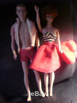 Vintage Barbie And Ken In Original Outfits! T43xx