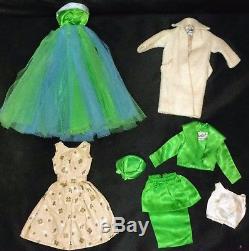 Vintage Barbie And Midge Dolls Case Clothes