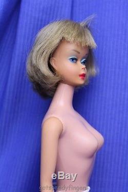 Vintage Barbie Ash Blond Long Hair American Girl High Color, Stunner