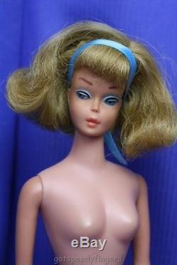 Vintage Barbie Ash Blond Side Part American Girl Barbie