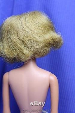 Vintage Barbie Ash Blond Side Part American Girl Barbie