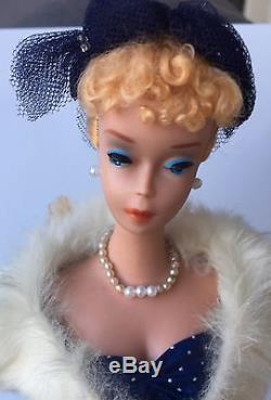 Vintage Barbie Blonde #4 Ponytail with#964 Gay Parisenne