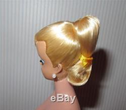 Vintage Barbie Blonde Platinum Swirl Ponytail Ew108 Stunning