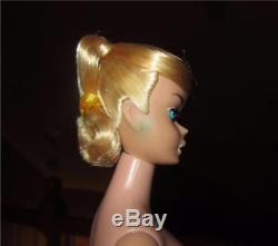 Vintage Barbie Blonde Platinum Swirl Ponytail Ew108 Stunning