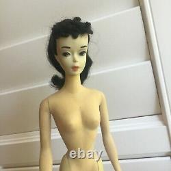 Vintage Barbie Brunette Ponytail 1960 Mattel