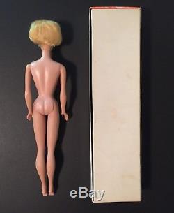 Vintage Barbie Bubble Cut Platinum Blonde Doll with Box & Enchanted Evening Outfit