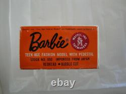 Vintage Barbie Bubble Cut Rare Redhead #850 NRFB ALL ORIGINAL and BOX