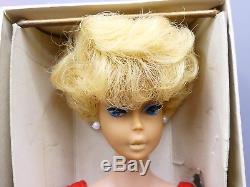 Vintage Barbie Bubble Cut Side part with pale blonde hair, all original with box