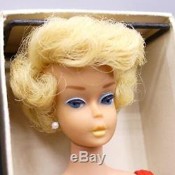 Vintage Barbie Bubble Cut Side part with platinum hair, all original with box