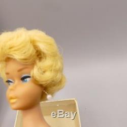 Vintage Barbie Bubble Cut Side part with platinum hair, all original with box