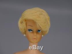 Vintage Barbie Bubble Cut with Side part with platinum hair, all original