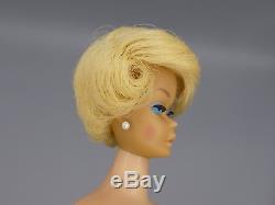 Vintage Barbie Bubble Cut with Side part with platinum hair, all original