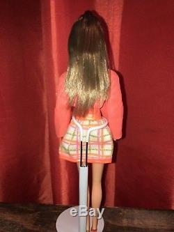 Vintage Barbie Burnette Twist N Turn TNT in a Tangerine Scene Outfit