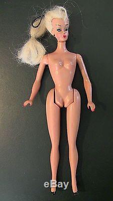 Vintage Barbie Clone Bild Lilli Type Lalka Platinum BLONDE ponytail 7.5 Doll