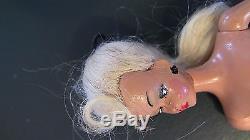 Vintage Barbie Clone Bild Lilli Type Lalka Platinum BLONDE ponytail 7.5 Doll