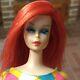 Vintage Barbie Color Magic Doll Red Scarlet Flame Hair And Original Swimsuit Oss