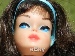 Vintage Barbie Dark Brunette American Girl Side Part Doll Affordable! TLC