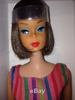 Vintage Barbie Dark Brunette Long Hair American Girl with OSS & Heels, EXCELLENT