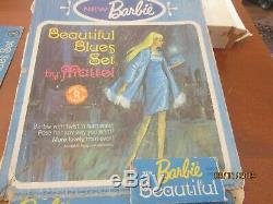 Vintage Barbie Doll 1967 BEAUTIFUL BLUES #3303 Sears Gift Set with Partial Box