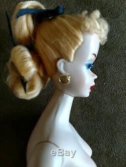 Vintage Barbie Doll #3 Blonde Ponytail Amazing Pretty Ivory Body! 3 Day Sale
