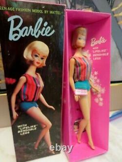 Vintage Barbie Doll American Girl Titian Red Head Orig Box #1070