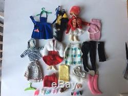 Vintage Barbie Doll Clothes and Accessories Lot from 1960s
