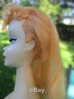 Vintage Barbie Doll Could it be #1 or #2 Ponytail Barbie Arched Eyebrows