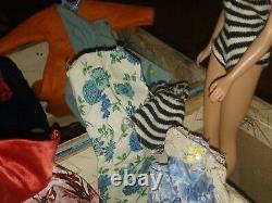 Vintage Barbie Doll Ponytail #4 1960' Excellent Condition! And ken /clothing