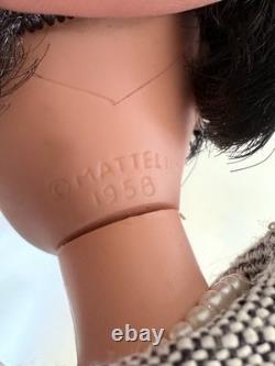 Vintage Barbie Doll RARE 1993 35th Anniversary 1956 Brunette Bubble Career Girl