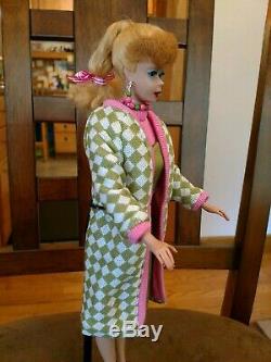 Vintage Barbie Doll Shiny Blonde Ponytail #5 Near Perfect Condition