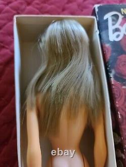 Vintage Barbie Doll Standard Lt. Brown Hair MIB #1190