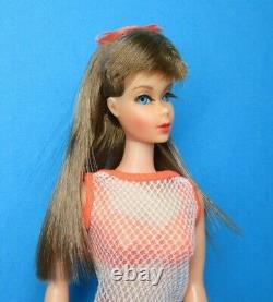 Vintage Barbie Doll TNT TWIST'N TURN GO GO CO CO Auburn Brown Hair Swimsuit