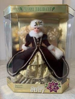 Vintage Barbie Happy Holidays 5 1994-1998 Bundle New Mattel Misprinted Errors
