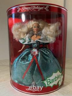 Vintage Barbie Happy Holidays 5 1994-1998 Bundle New Mattel Misprinted Errors