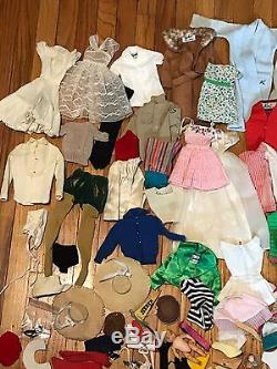 Vintage Barbie Ken Skipper HUGE CLOTHES & ACCESSORY TLC/REPAIR LOT