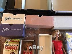 Vintage Barbie Ken Skipper Midge Lot Dolls Clothes Ect 850 860 Box Blonde Japan