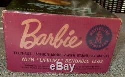 Vintage Barbie LONG HAIR American Girl With Coral Lips NRFB Titian