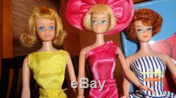 Vintage Barbie Lot Case Dolls Clothes Acces. Early 60's Excel. To Vgc Some Tlc