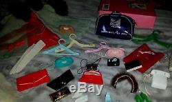 Vintage Barbie Lot, Clothing, Purses, Gloves, Pearls, Japan Spike Heels, Accessories