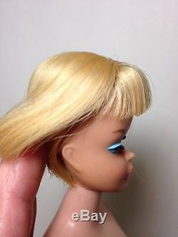 Vintage Barbie Nm High Color Blond Long Hair American Girl In Oss
